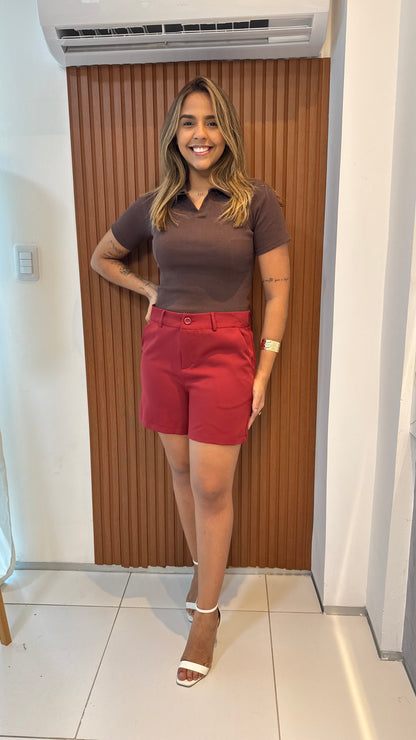 Short de alfaiataria